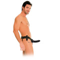 FETISH FANTASY SERIES - VIBRATING HOLLOW STRAP - ON FOR HER OR HIM BLACK - Amore24