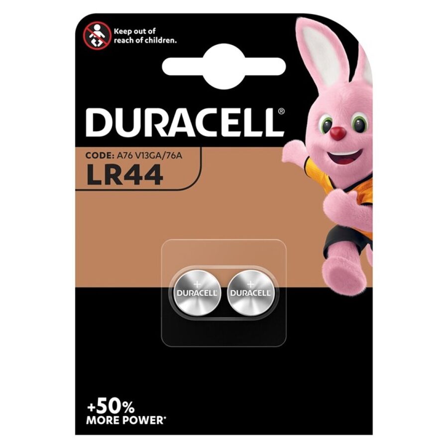 DURACELL - BATTERY LR44 1,5V 2 UNITS - Amore24