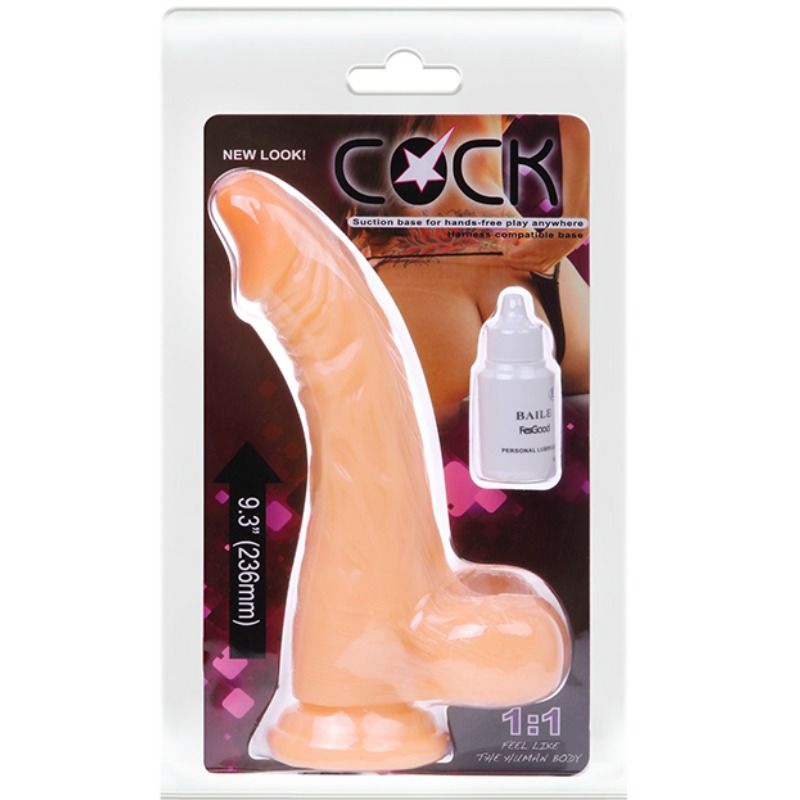 BAILE - REALISTIC COCK DILDO WITH VIBRATION - Amore24