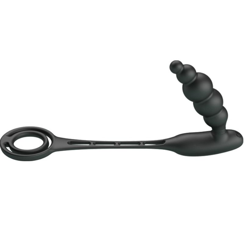 PRETTY LOVE - PENIS RINGS WITH VIBRATOR PLUG - Amore24