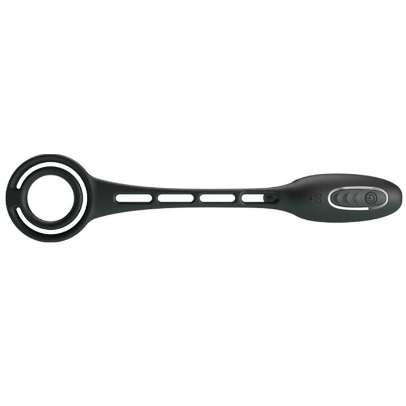 PRETTY LOVE - PENIS RINGS WITH VIBRATOR PLUG - Amore24