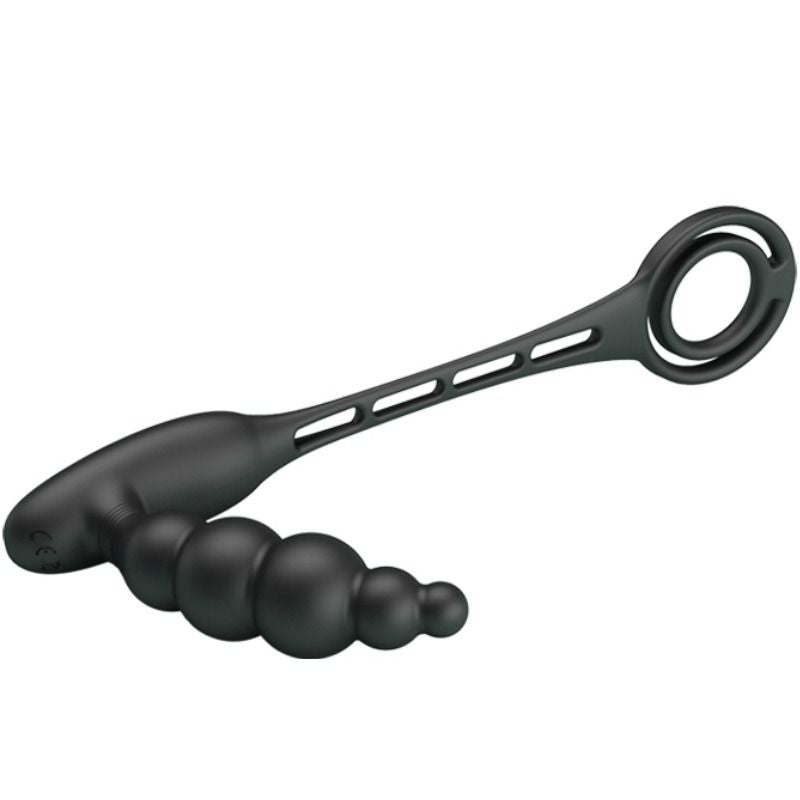 PRETTY LOVE - PENIS RINGS WITH VIBRATOR PLUG - Amore24
