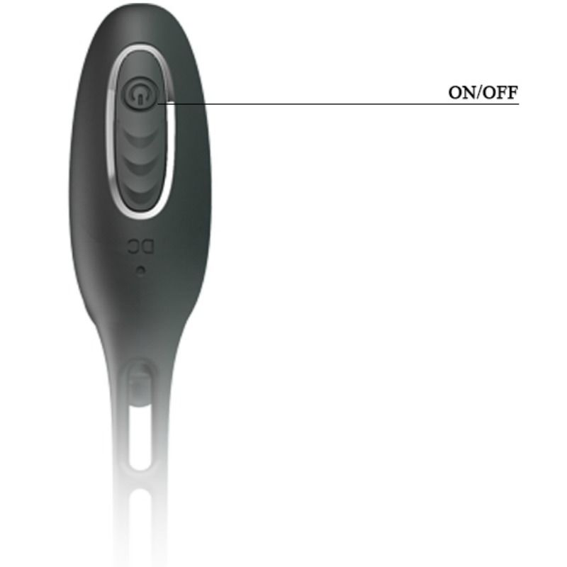 PRETTY LOVE - PENIS RINGS WITH VIBRATOR PLUG - Amore24