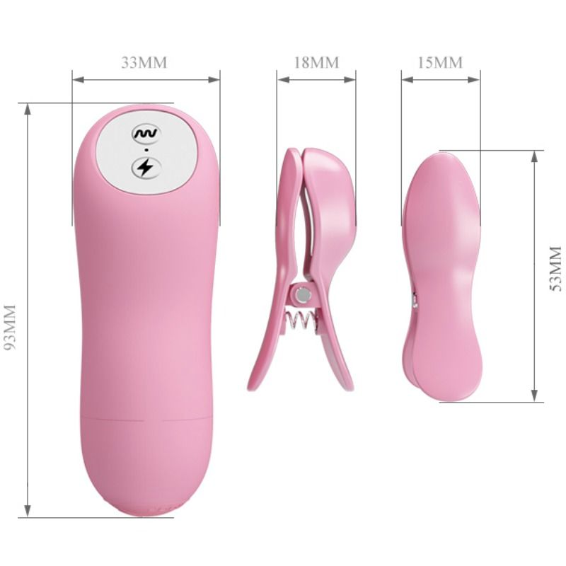 BAILE - ROMANTIC WAVE TWEEZERS WITH VIBRATION AND ELECTROSHOCK - Amore24