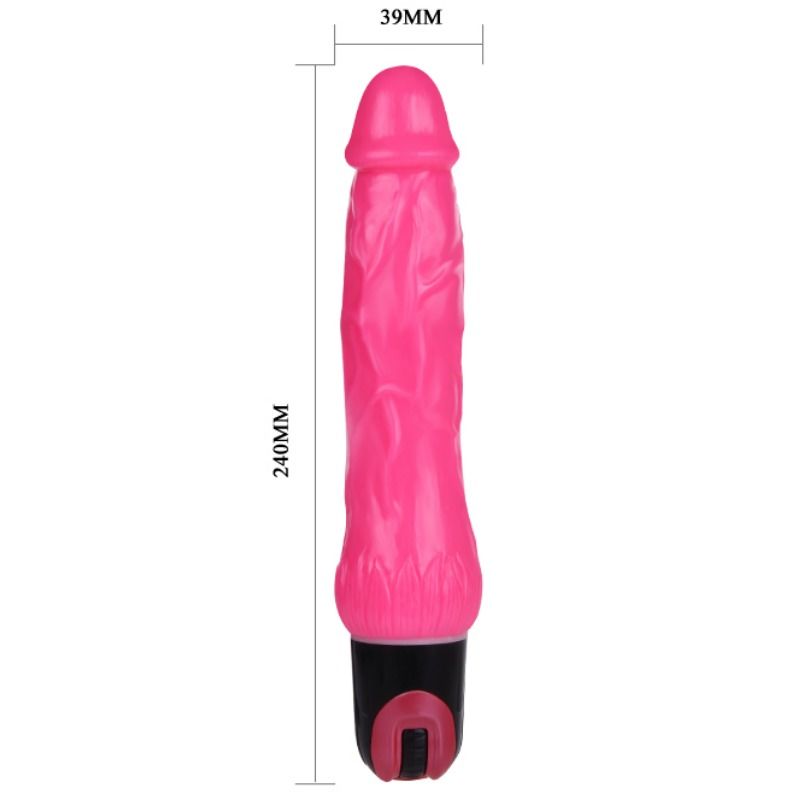BAILE - VIBRATOR DAAPLY PLEASURE MULTISPEED PINK - Amore24