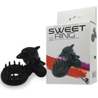 BAILE - SWEET RING RING WITH CLITORIS STIMULATOR DELFIN - Amore24
