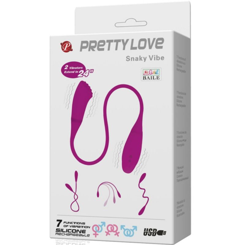 PRETTY LOVE - SMART SNAKY VIBE VIBRATOR 2 MOTORS - Amore24