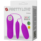 PRETTY LOVE - IRMA DOUBLE VIBRATING EGG - Amore24