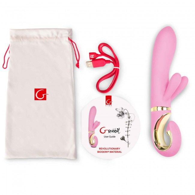 G-VIBE - G-RABBIT PINK RAMPANT BUNNY VIBRATOR - Amore24