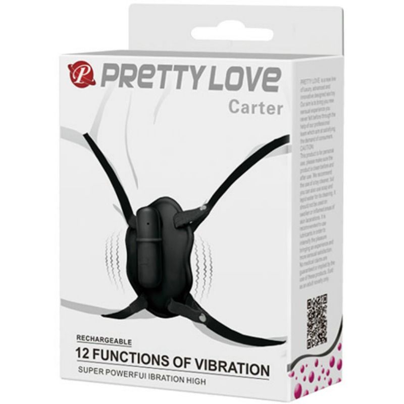 PRETTY LOVE - STRAP ON WITH CARTER VIBRATING BULLET - Amore24