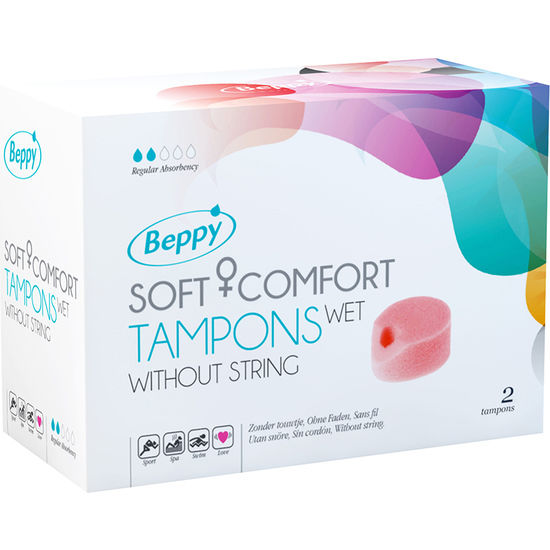 BEPPY - SOFT COMFORT TAMPONS WET 2UNITS - Amore24