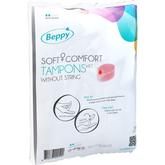 BEPPY - SOFT COMFORT TAMPONS WET 30 UNITS - Amore24