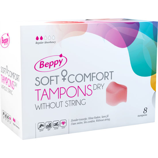 BEPPY - SOFT-COMFORT TAMPONS DRY 8 UNITS - Amore24