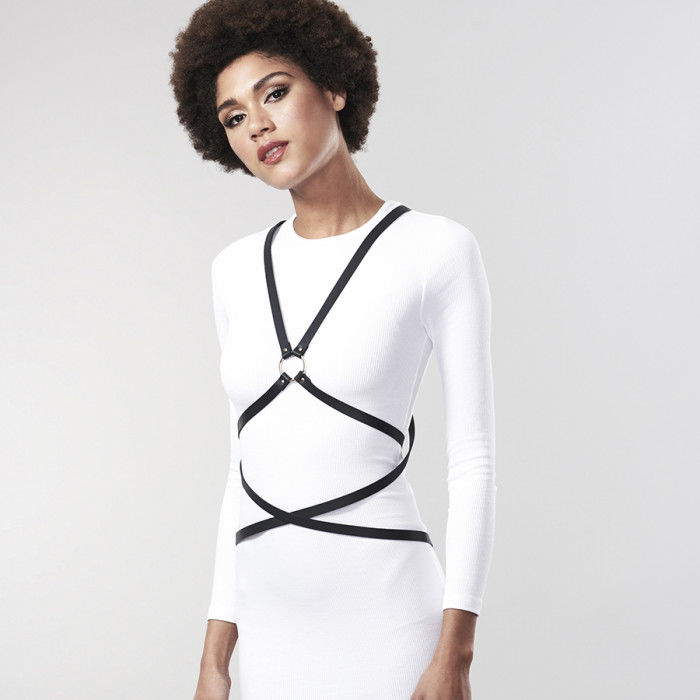 BIJOUX INDISCRETS MAZE - MULTI-WAY HARNESS BLACK - Amore24