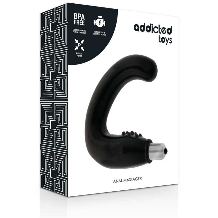 ADDICTED TOYS - ANAL MASSAGER BLACK - Amore24