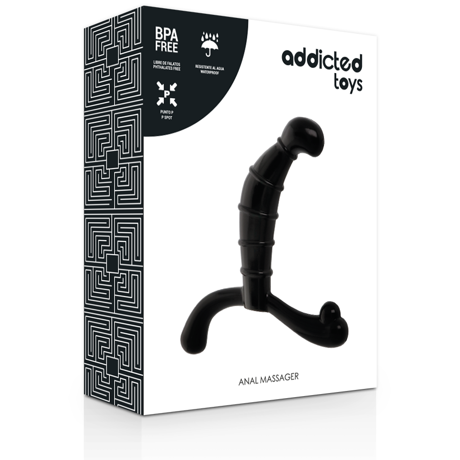 ADDICTED TOYS - PROSTATE ANAL PLEASURE BLACK - Amore24