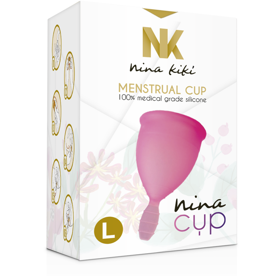 NINA KIKÍ - MENSTRUAL CUP PINK - SIZE L - Amore24