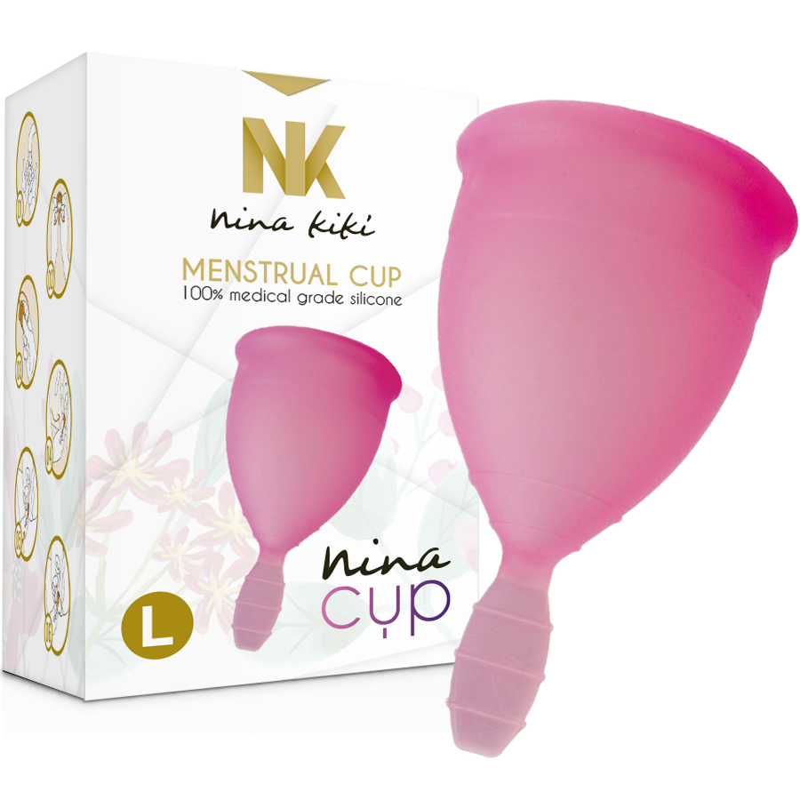 NINA KIKÍ - MENSTRUAL CUP PINK - SIZE L - Amore24