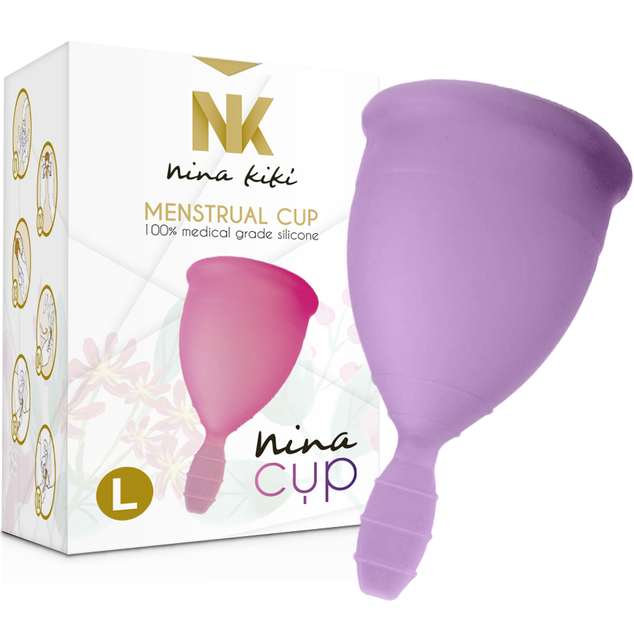 NINA KIKÍ - MENSTRUAL CUP PURPLE - SIZE L - Amore24