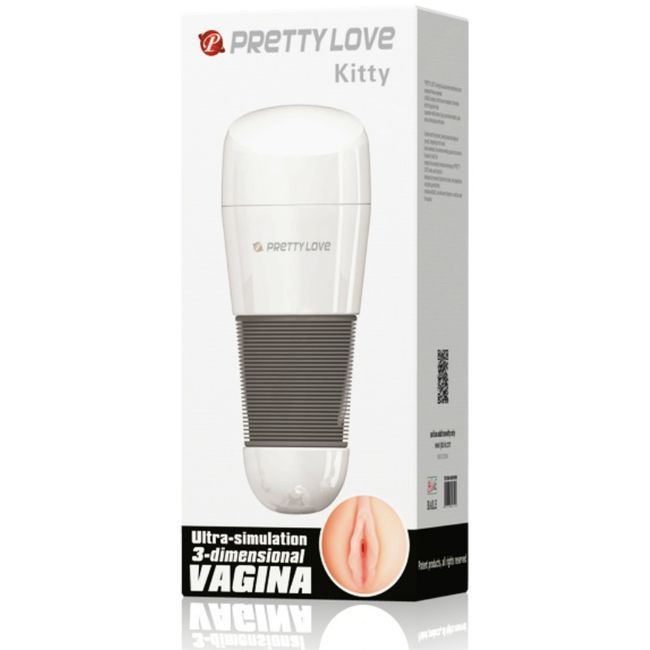 PRETTY LOVE - KITTY WHITE VAGINA MASTURBATOR - Amore24