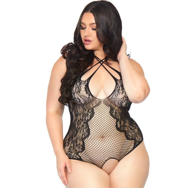 LEG AVENUE - CROTHLESS TEDDY 1X-2X - Amore24