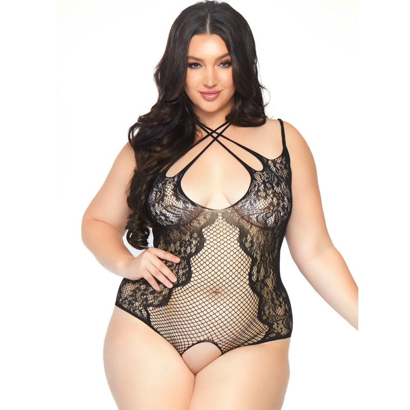 LEG AVENUE - CROTHLESS TEDDY 1X-2X - Amore24