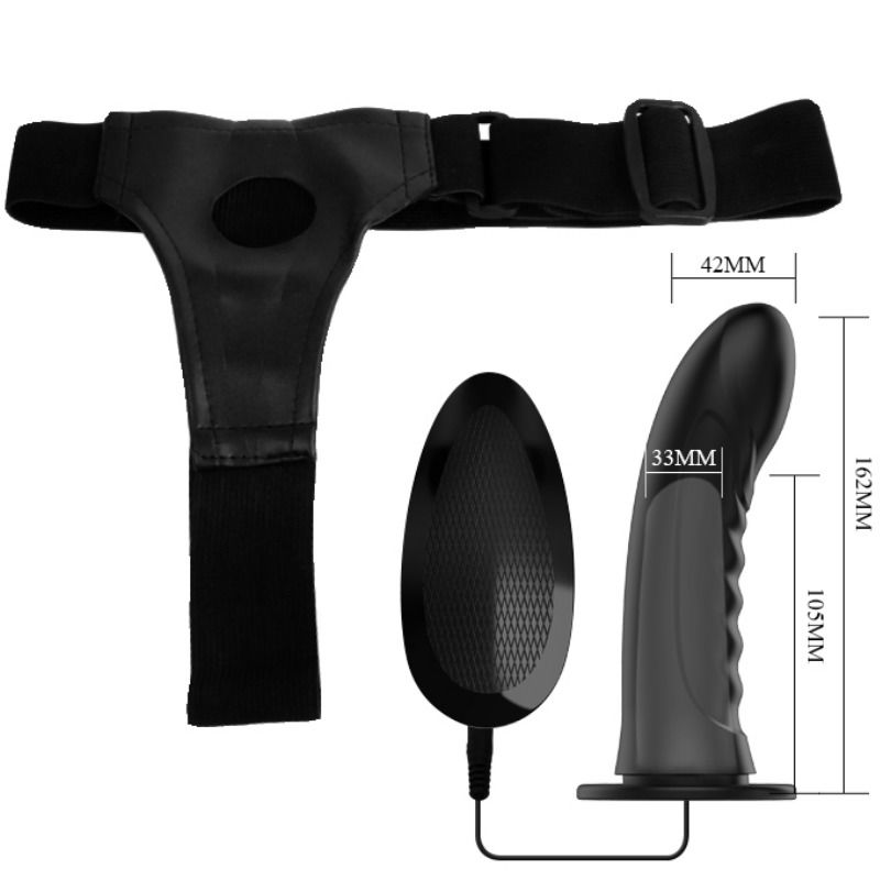 PRETTY LOVE - MARVIN STRAP ON WITH VIBRATION AND HOLLOW DILDO - Amore24