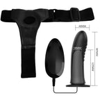 PRETTY LOVE - MYRON STRAP ON WITH VIBRATION AND HOLLOW DILDO - Amore24