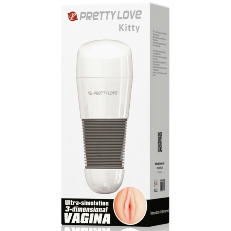 PRETTY LOVE - KITTY WHITE VAGINA MASTURBATOR 2 - Amore24