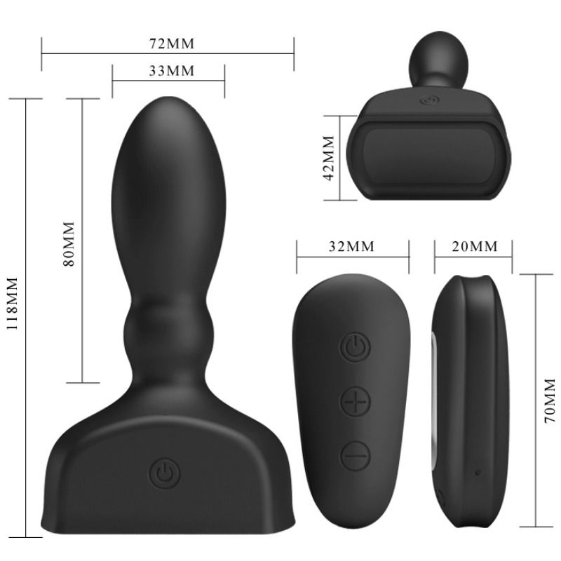 PRETTY LOVE - MARRIEL PROSTATIC VIBRATOR AND INFLATABLE - Amore24