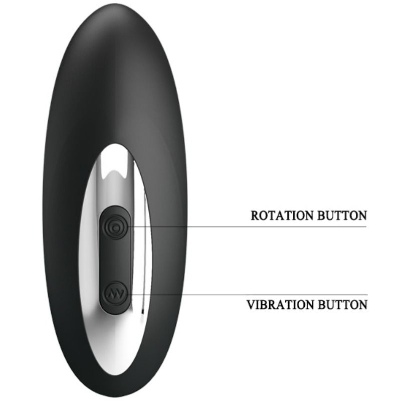 PRETTY LOVE - MERLIN ANAL ROTATION AND VIBRATION FUNCTION BLACK - Amore24