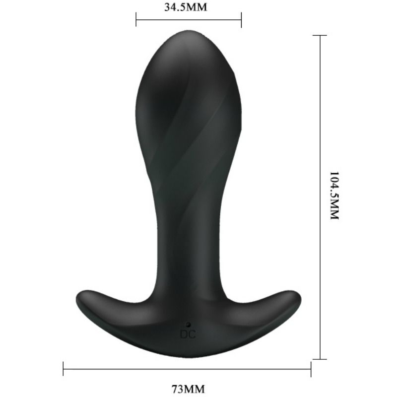 PRETTY LOVE - BLACK ANAL VIBRATOR - Amore24