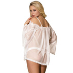 SUBBLIME - BABYDOLL WHITE FLARED SLEEVE S/M - Amore24