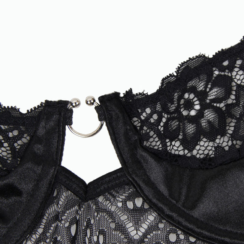 SUBBLIME - CORSET CORSET AND BELT BLACK L/XL - Amore24