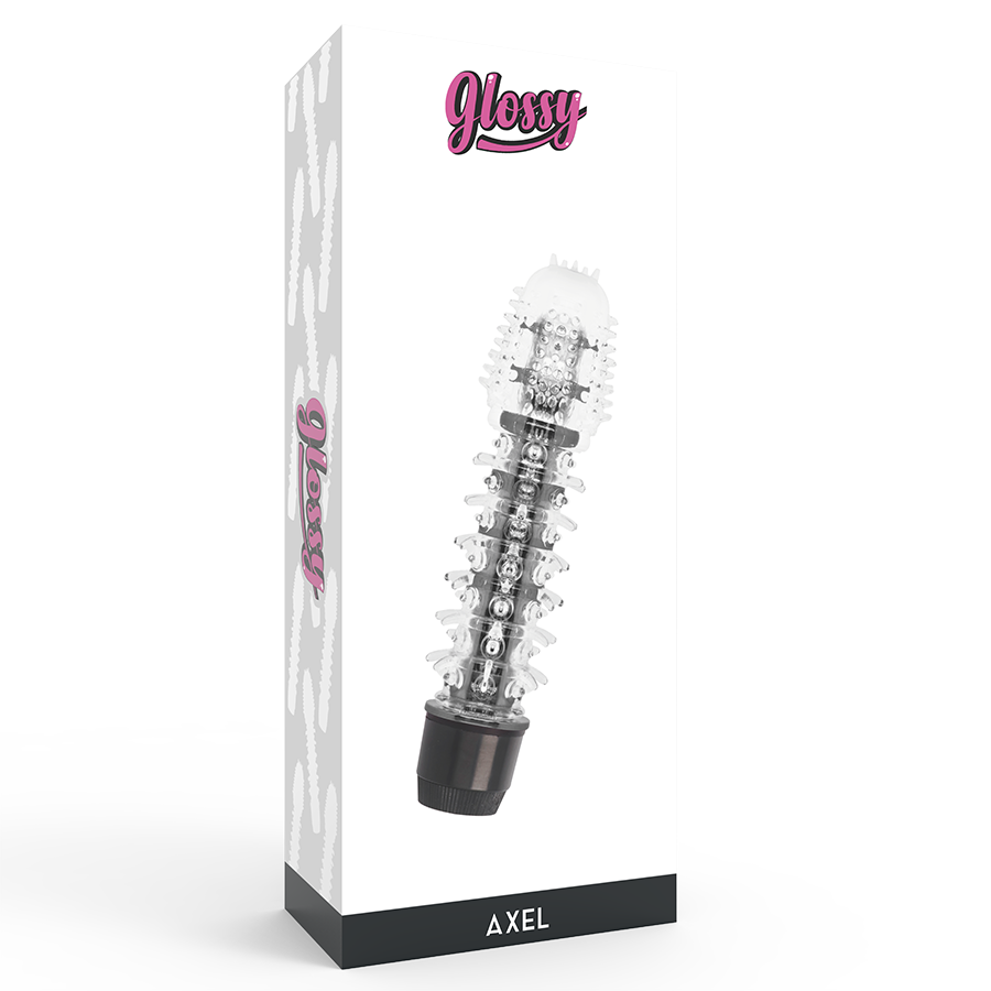 GLOSSY - AXEL BLACK VIBRATOR - Amore24