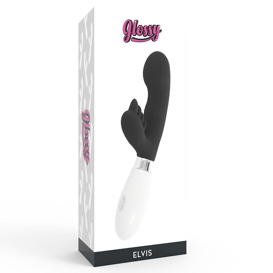 GLOSSY - ELVIS RABBIT BLACK - Amore24