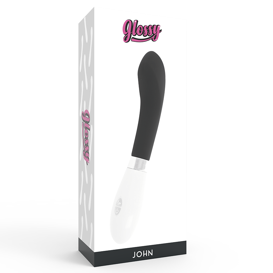 GLOSSY - JOHN VIBRATOR BLACK - Amore24