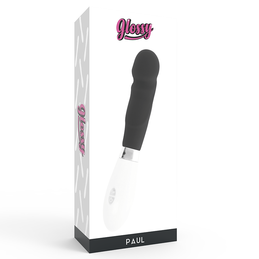 GLOSSY - PAUL VIBRATOR BLACK - Amore24