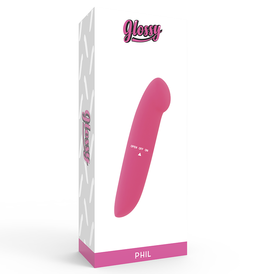 GLOSSY - PHIL VIBRATOR PINK - Amore24