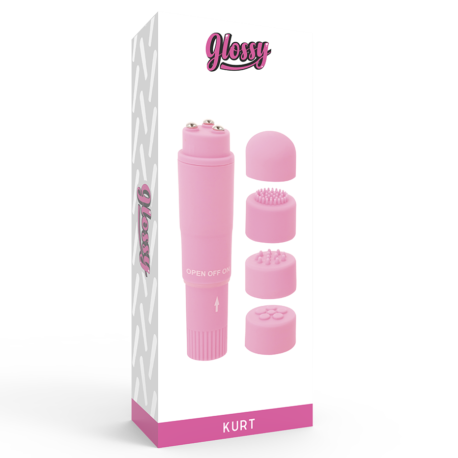 GLOSSY - KURT POCKET MASSAGER PINK - Amore24