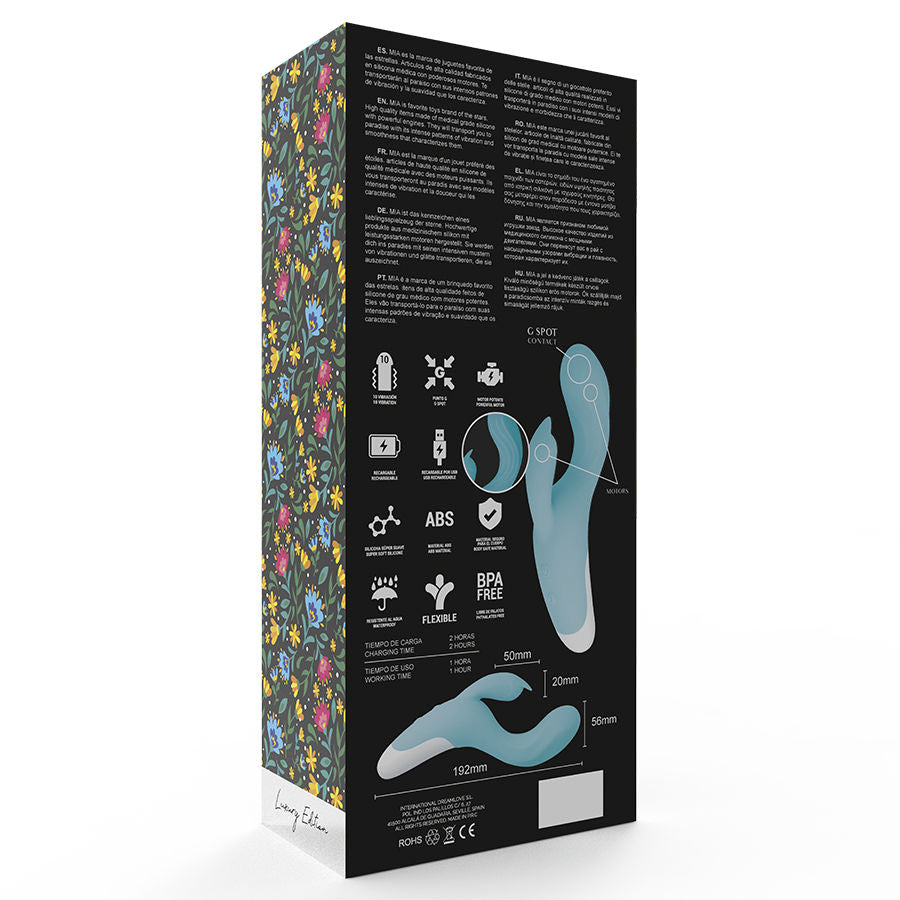 MIA - DRESDE VIBRATOR TURQUOISE - Amore24