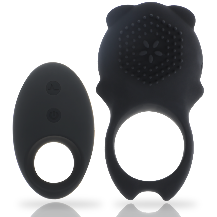 MIA  - COLOSSEO COCK RING REMOTE CONTROL BLACK - Amore24