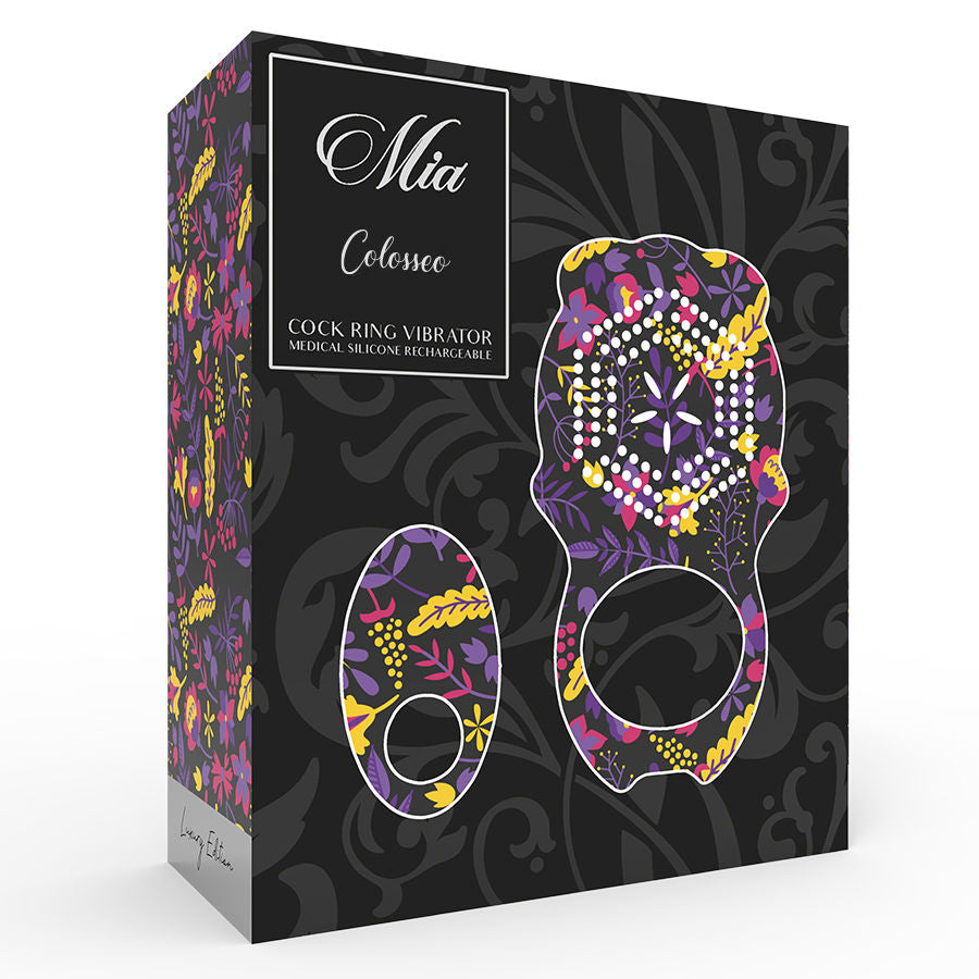 MIA  - COLOSSEO COCK RING REMOTE CONTROL BLACK - Amore24
