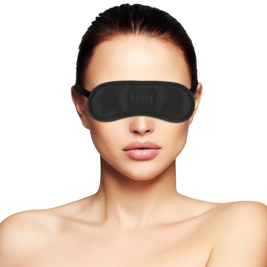 DARKNESS - STRAIGHT BLACK MASK - Amore24
