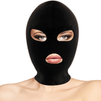 DARKNESS - BDSM SUBMISSION MASK MOUTH AND EYES BLACK - Amore24