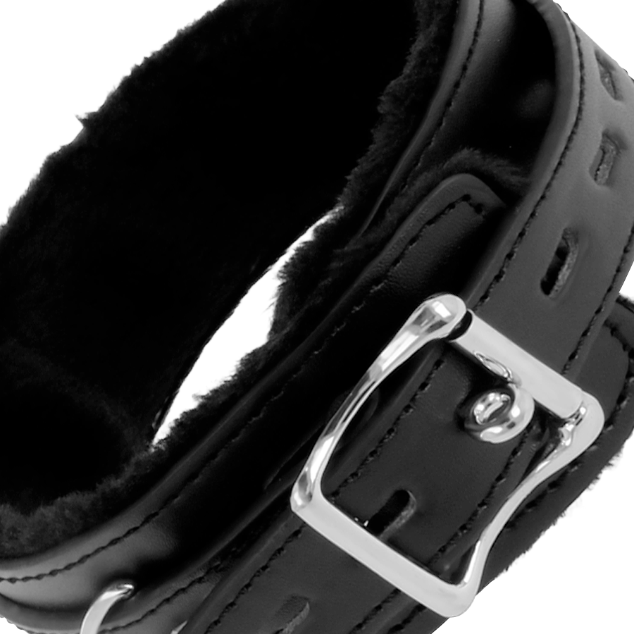 DARKNESS - COMFORTABLE POSTURE NECKLACE WITH LEATHER CHAIN - Amore24