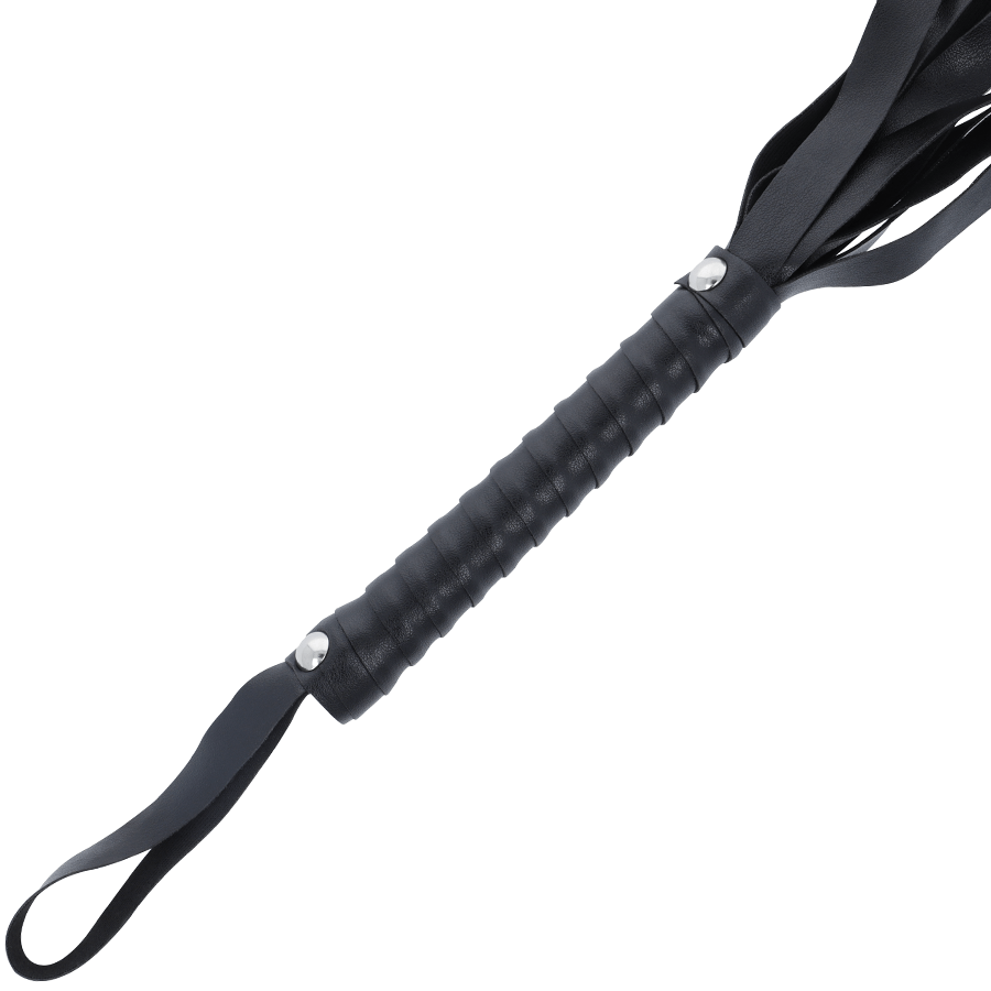 DARKNESS - BLACK BONDAGE WHIP 51 CM - Amore24