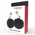 DARKNESS - NIPPLE CLAMPS WITH POM POMS 1 - Amore24