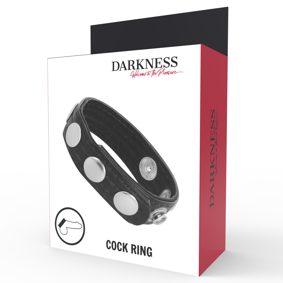 DARKNESS - LEATHER ERECTION RING - Amore24