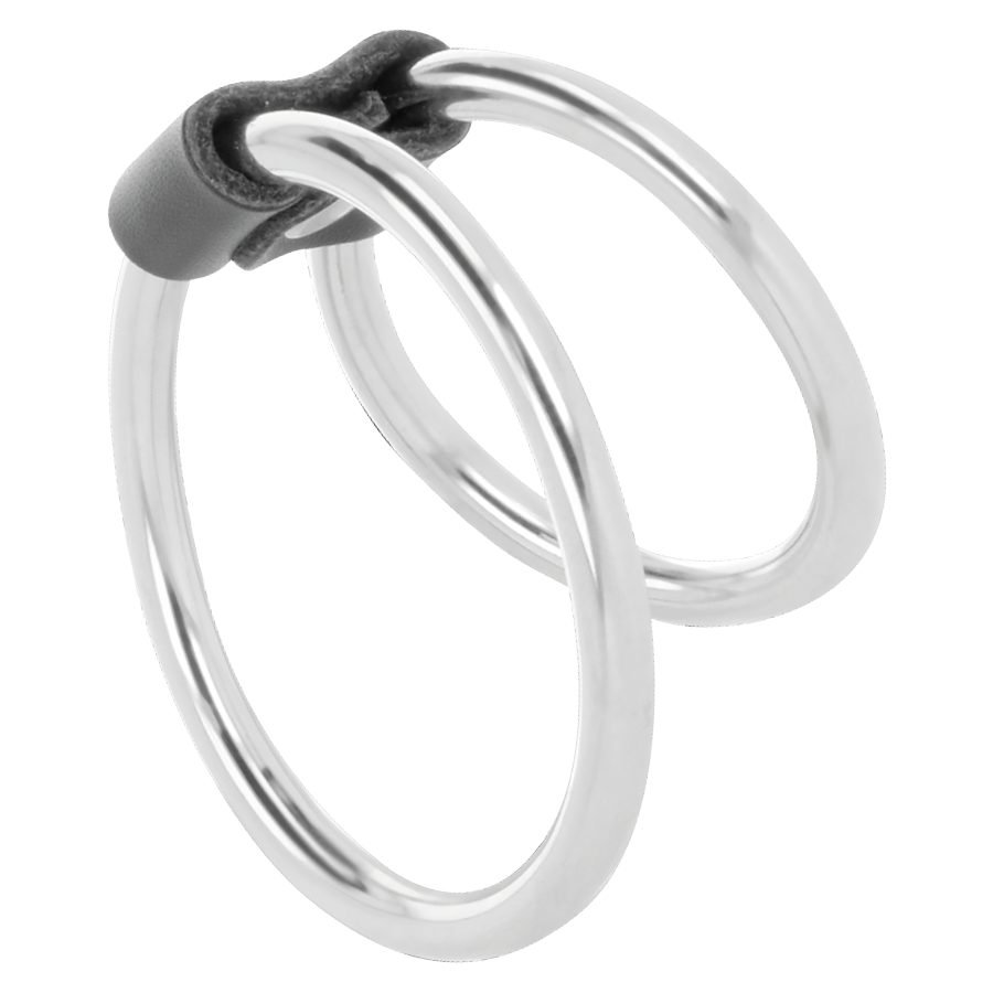 DARKNESS - DOUBLE METAL PENIS RING - Amore24